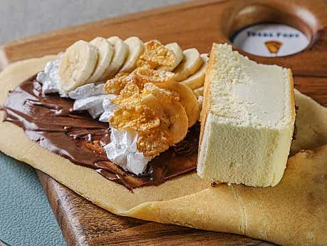 바나나 치즈케이크 크레페